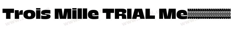 Trois Mille TRIAL Me字体转换